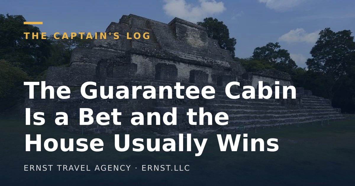 The Guarantee Cabin Is a Bet and the House Usually Wins