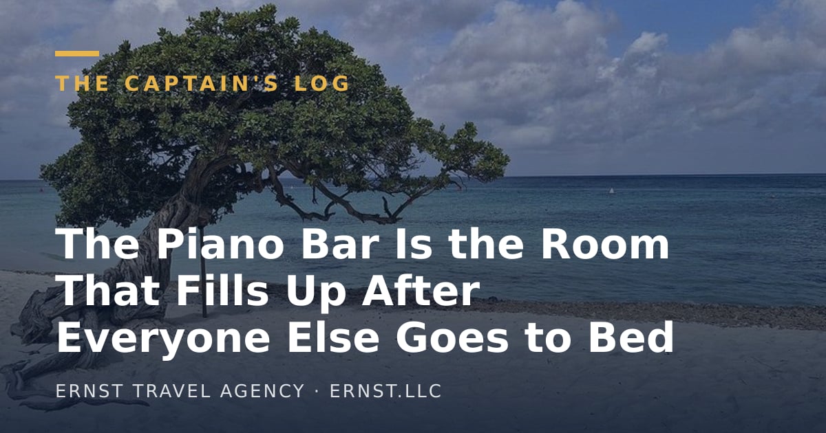 The Piano Bar Is the Room That Fills Up After Everyone Else Goes to Bed