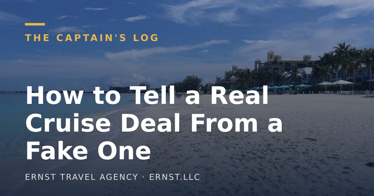 How to Tell a Real Cruise Deal From a Fake One