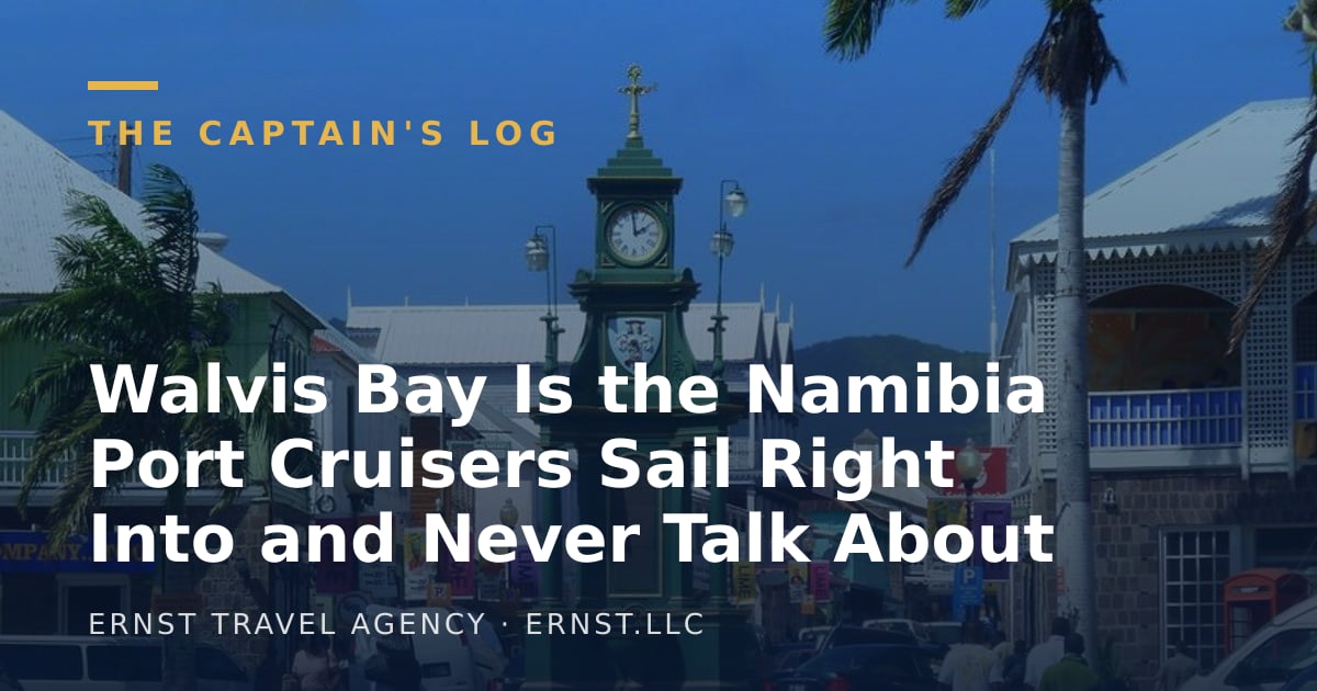 Walvis Bay Is the Namibia Port Cruisers Sail Right Into and Never Talk About