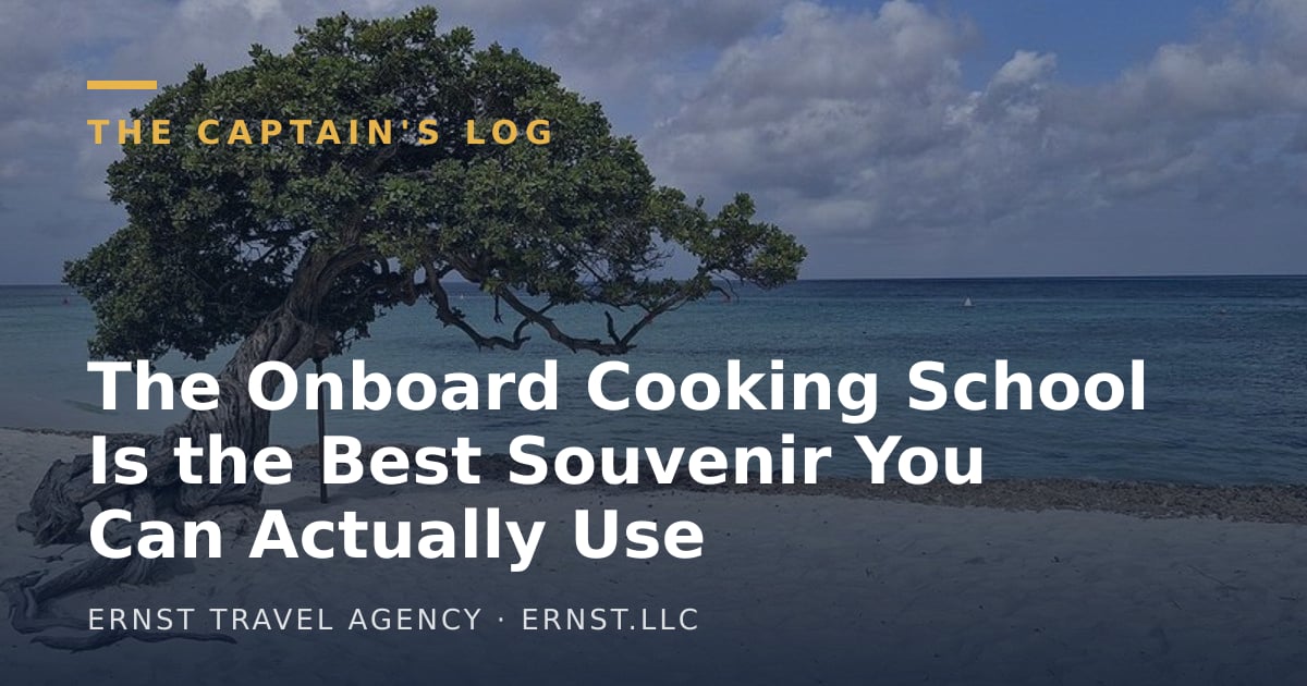 The Onboard Cooking School Is the Best Souvenir You Can Actually Use