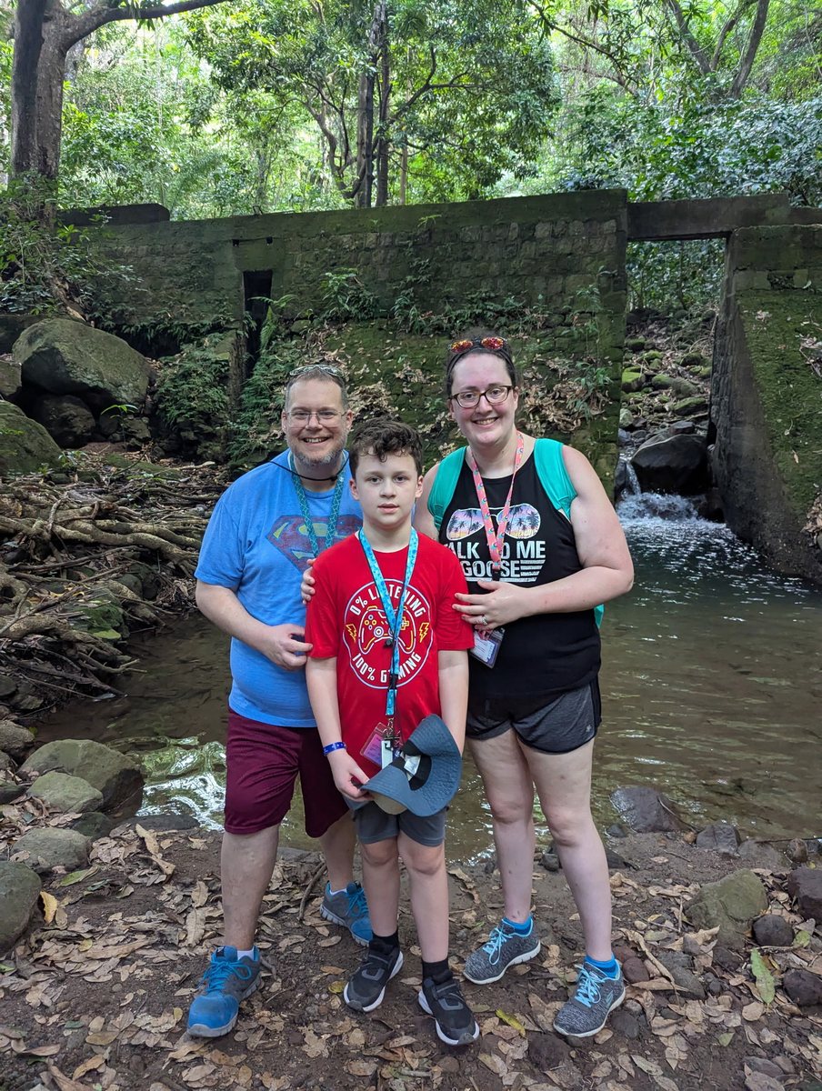 The Ernst family exploring together