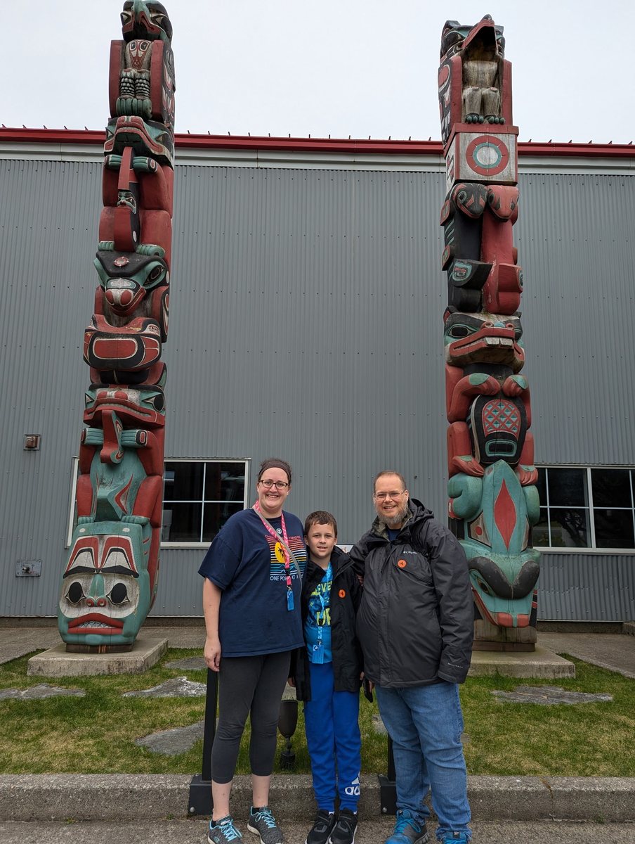 The Ernst family exploring Ketchikan, Alaska