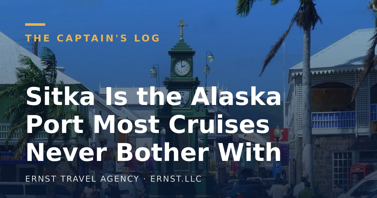 Sitka Is the Alaska Port Most Cruises Never Bother With