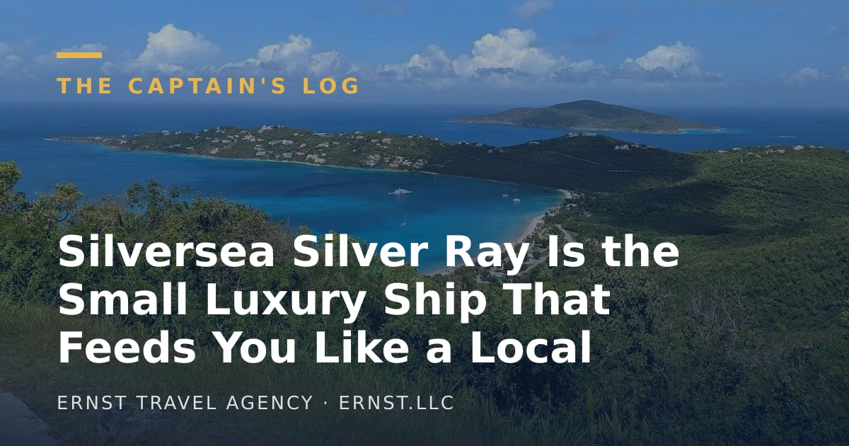 Silversea Silver Ray Is the Small Luxury Ship That Feeds You Like a Local