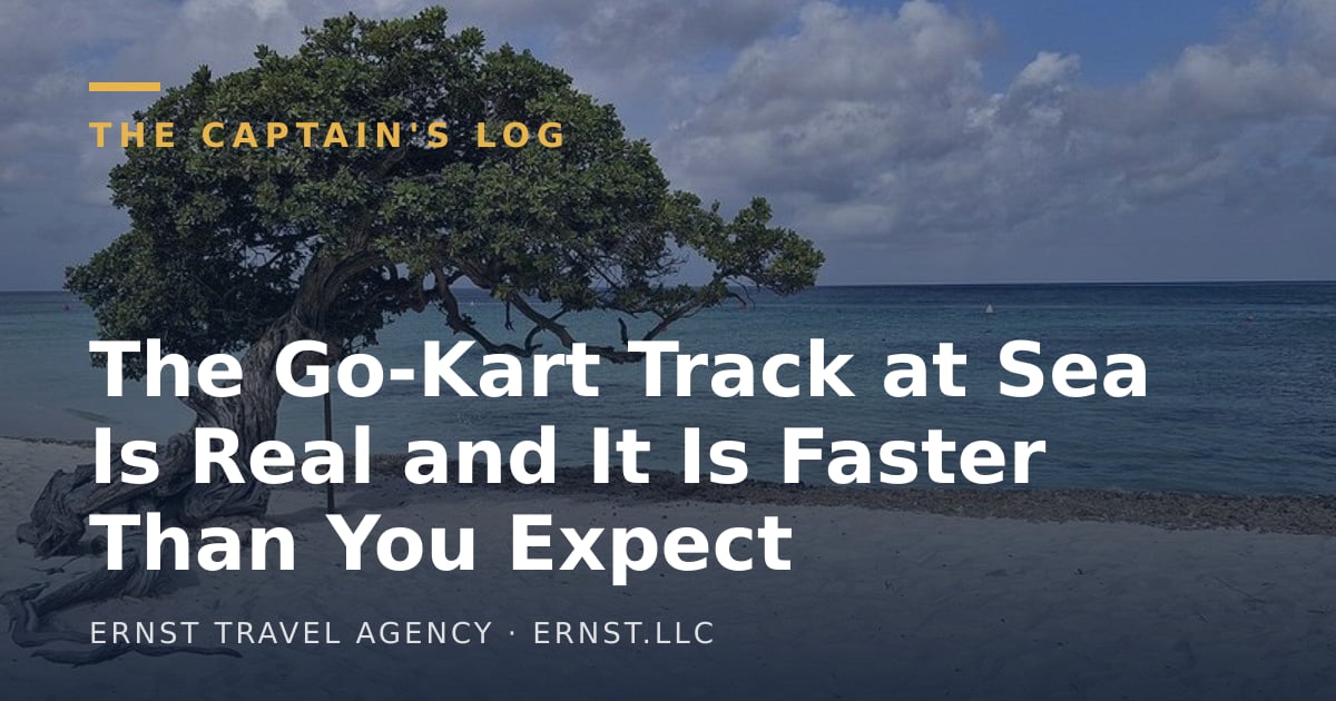 The Go-Kart Track at Sea Is Real and It Is Faster Than You Expect