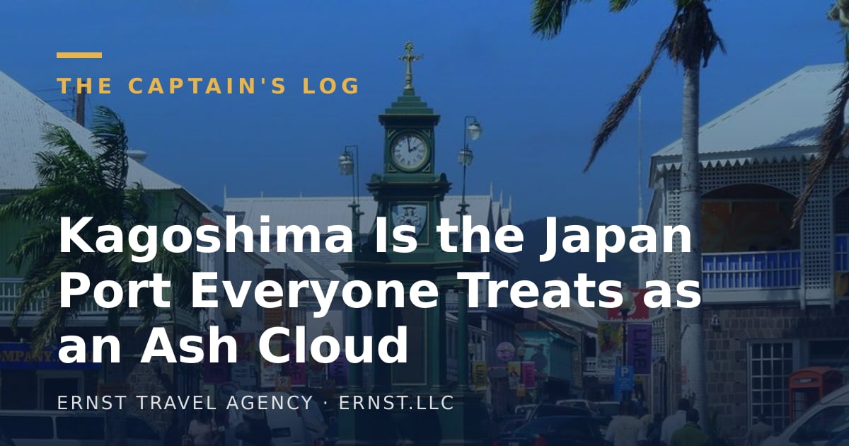 Kagoshima Is the Japan Port Everyone Treats as an Ash Cloud