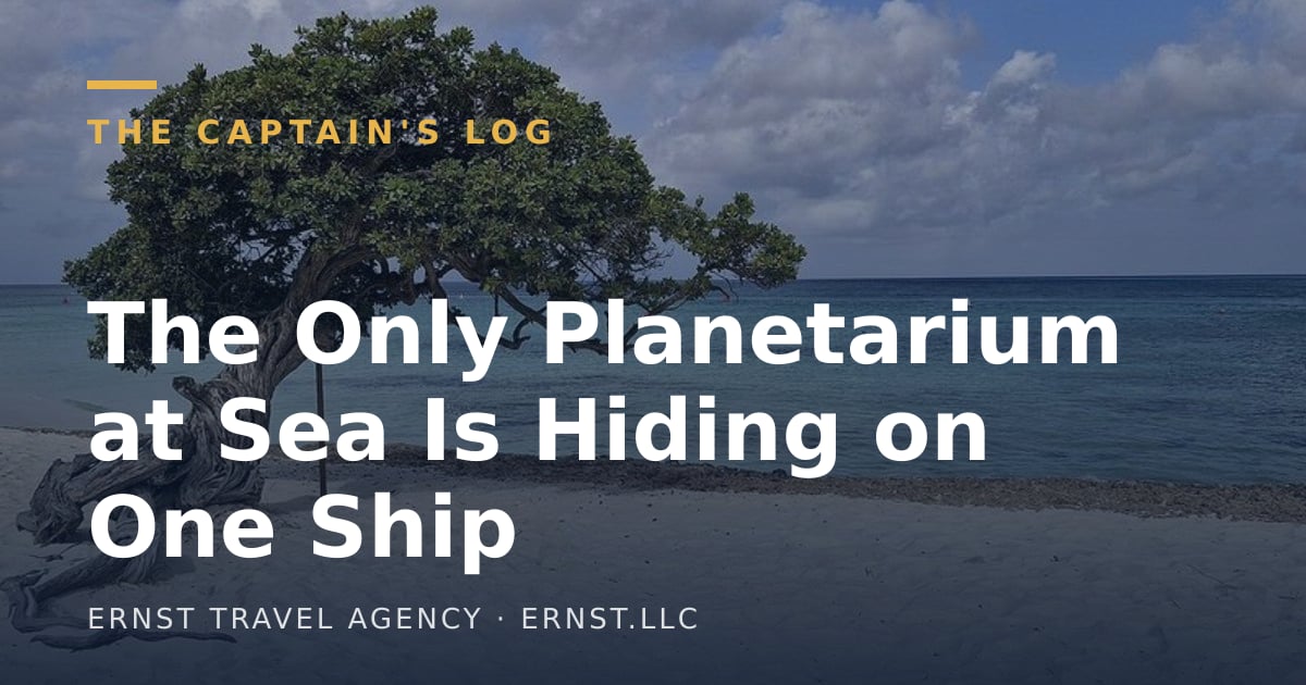 The Only Planetarium at Sea Is Hiding on One Ship