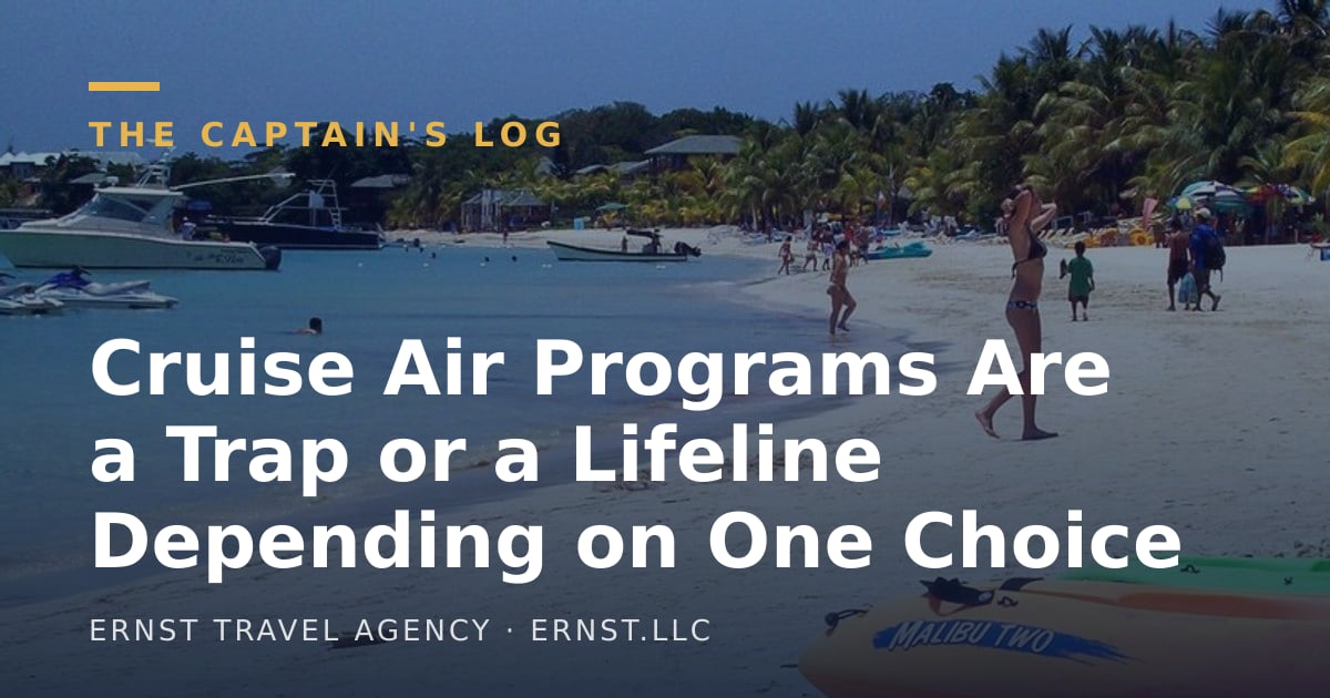 Cruise Air Programs Are a Trap or a Lifeline Depending on One Choice