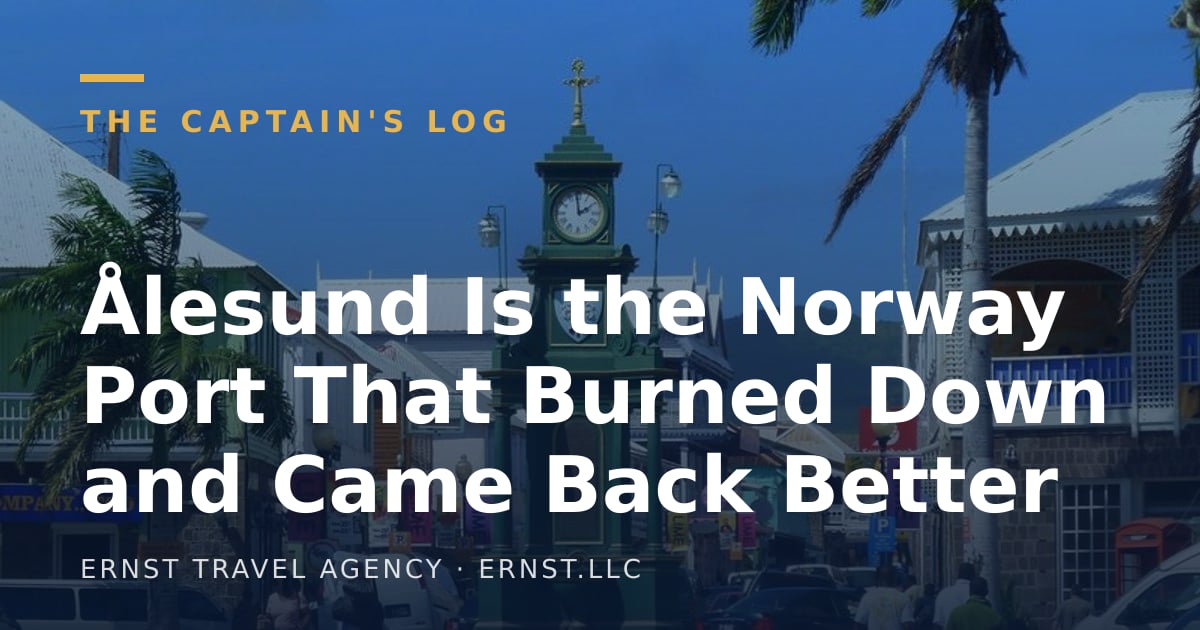 Ålesund Is the Norway Port That Burned Down and Came Back Better