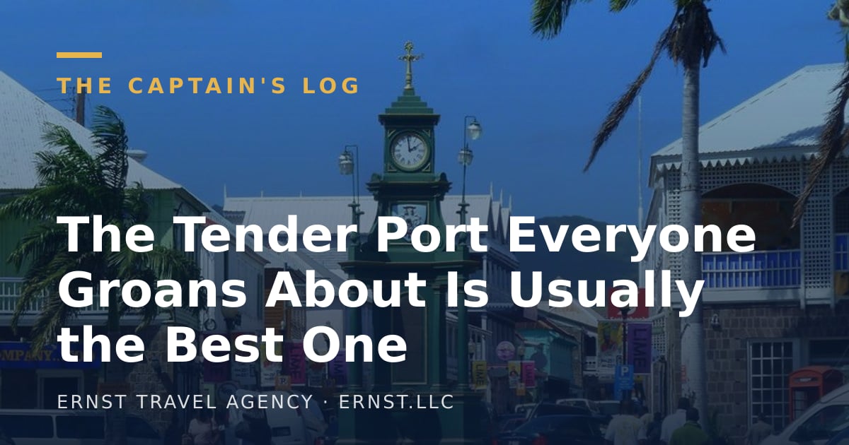 The Tender Port Everyone Groans About Is Usually the Best One